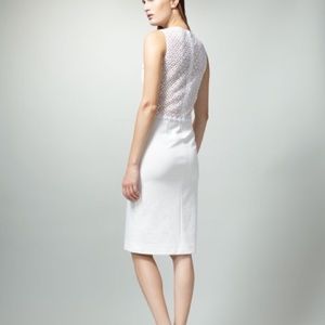 NWT Stella McCartney White/Ivory Sheath Dress, S